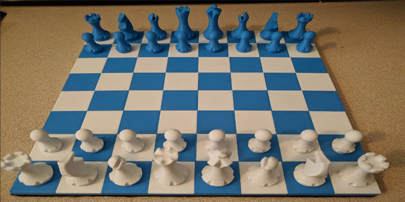 Coolest 3D Printed Rolling Travel Chess Set